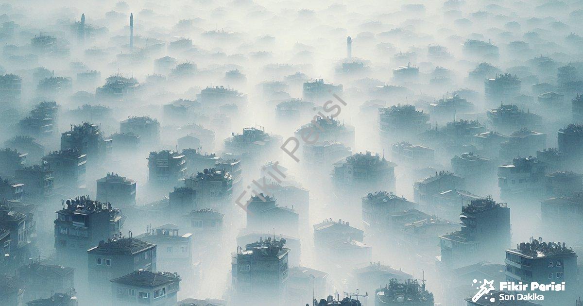 "Denizli'de Yoğun Sis Alarmı: Görüş Mesafesi 10 Metreye Kadar Düştü" başlıklı haber için fotorealist