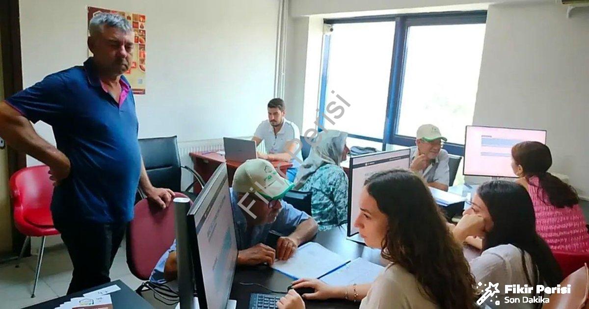 "Söke Ovası Tarım Sayımında Sona Yaklaşıldı: Yüzde 90 Tamamlandı" başlıklı haber için fotorealistik,