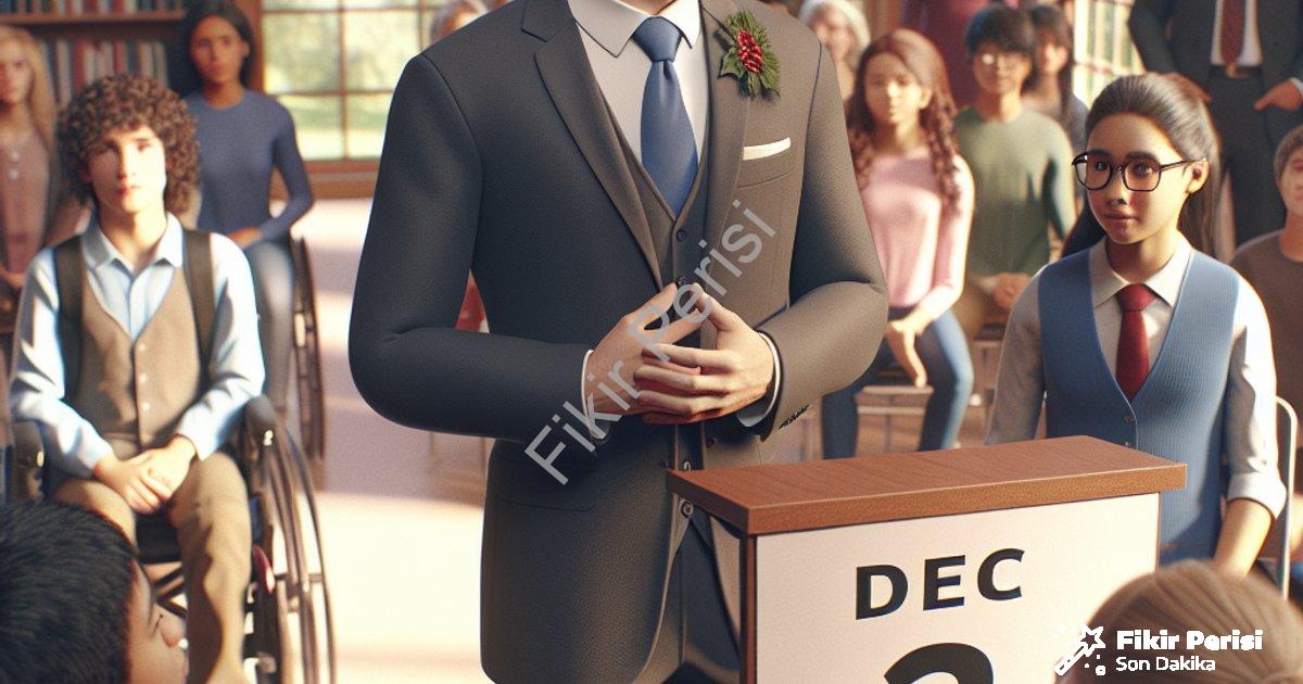 "Hisarcık Kaymakamı Atam'dan Özel Öğrencilere Anlamlı 3 Aralık Jesti" başlıklı haber için fotorealis