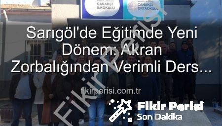 Sarıgöl’de Eğitimde Yeni Dönem: Akran Zorbalığından Verimli Ders Çalışmaya Tüm Konular Ele Alınıyor