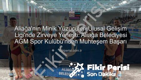 Aliağa’nın Minik Yüzücüleri Ulusal Gelişim Ligi’nde Zirveye Yerleşti: Aliağa Belediyesi AGM Spor Kulübü’nden Muhteşem Başarı