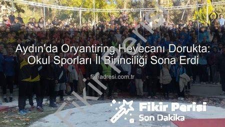 Aydın Oryantiring İl Birinciliği Puanları Dağıldı: Şampiyonlar Belli Oldu!